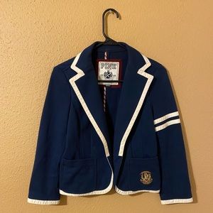 Pink Victoria’s Secret preppy navy blazer